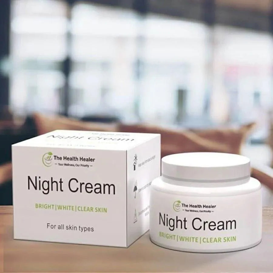 BNB-Rice Night Cream + Scrub + Wash Set for All Skin Types