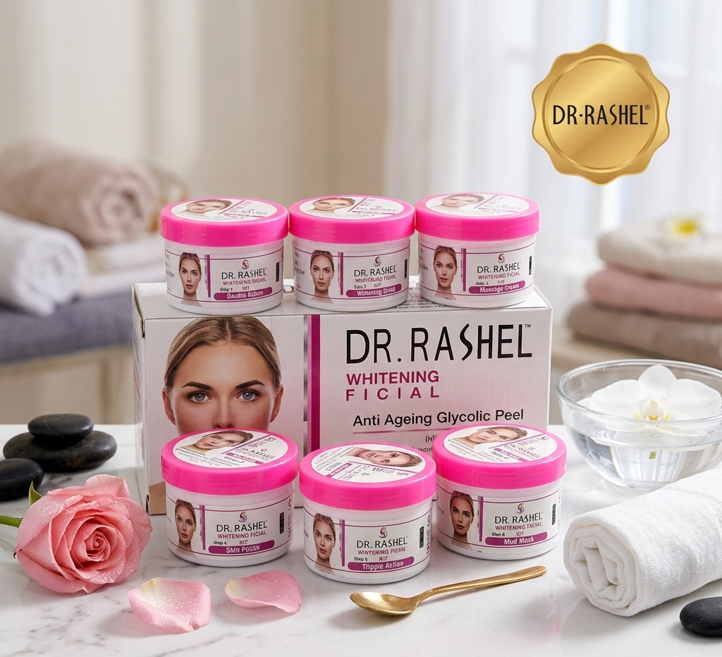 Dr Rashel-Whitening Facial Kit 6 Pcs for Glowing Skin
