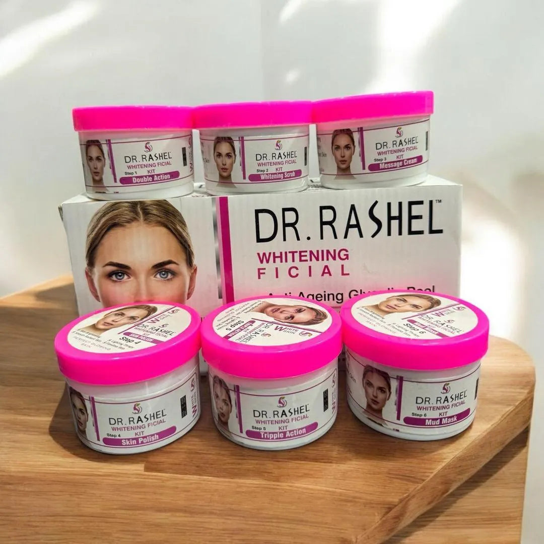 Dr Rashel-Whitening Facial Kit 6 Pcs for Glowing Skin