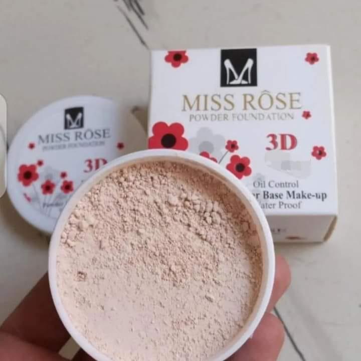 Miss Rose 3D Powder Foundation Oil Control Waterproof