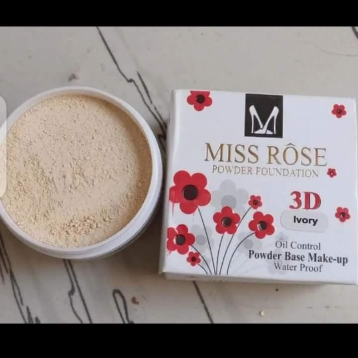 Miss Rose 3D Powder Foundation Oil Control Waterproof