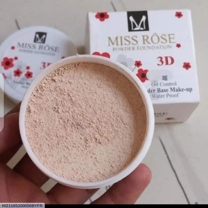 Miss Rose 3D Powder Foundation Oil Control Waterproof