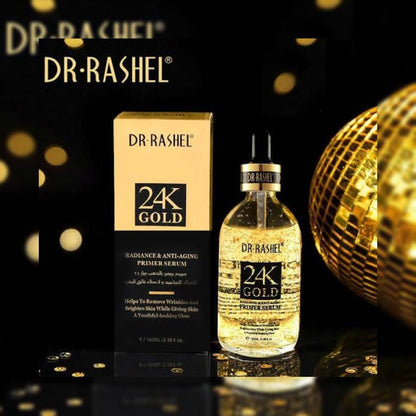 Dr. Rashel 24K Gold Primer Serum - Skin Brightening & Anti-Acne Treatment