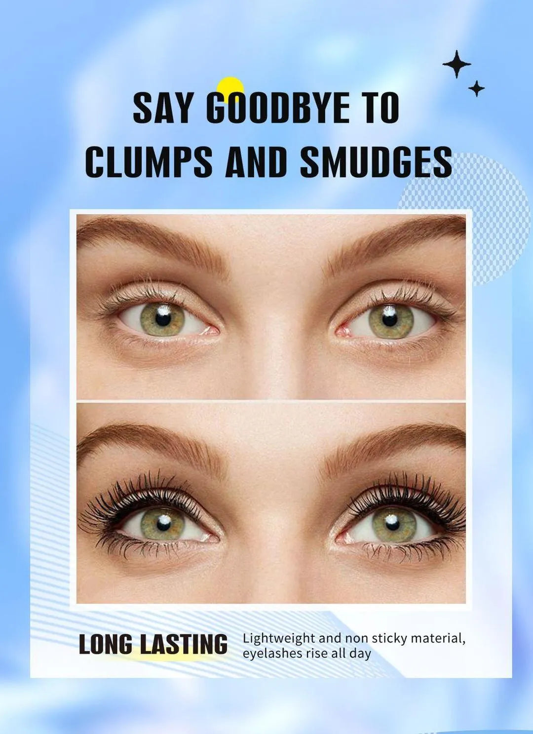 Waterproof Eyelash Mascara Black