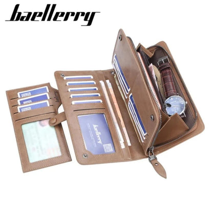 Unisex Textured Faux Leather Wallet