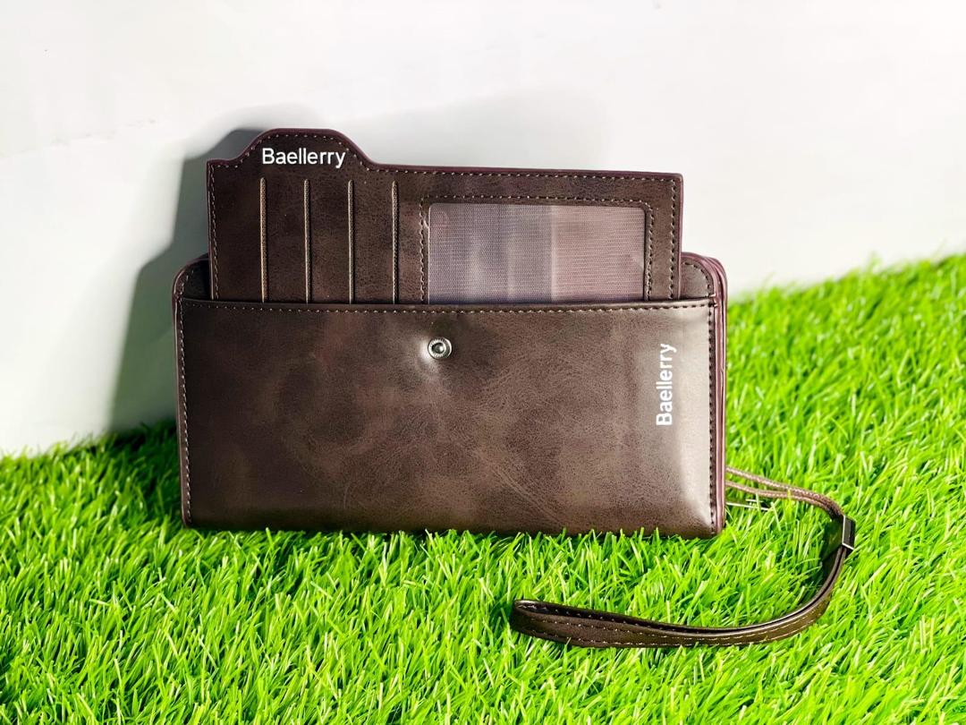 Unisex Textured Faux Leather Wallet