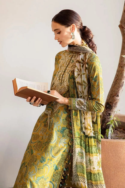 Radiant Yellow 3-Piece Digital Print Lawn Ensemble